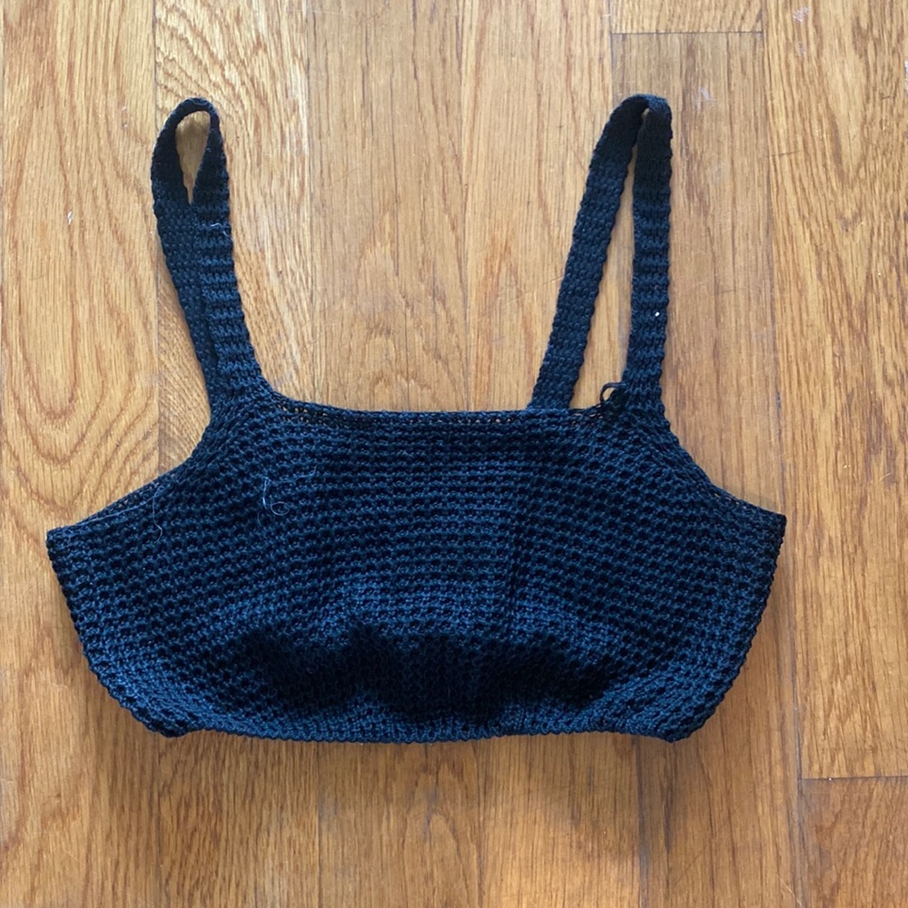 Knit crop top